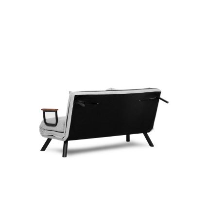 Dwuosobowa rozkładana sofa QIRA szara