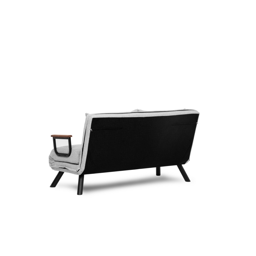Dwuosobowa rozkładana sofa QIRA szara