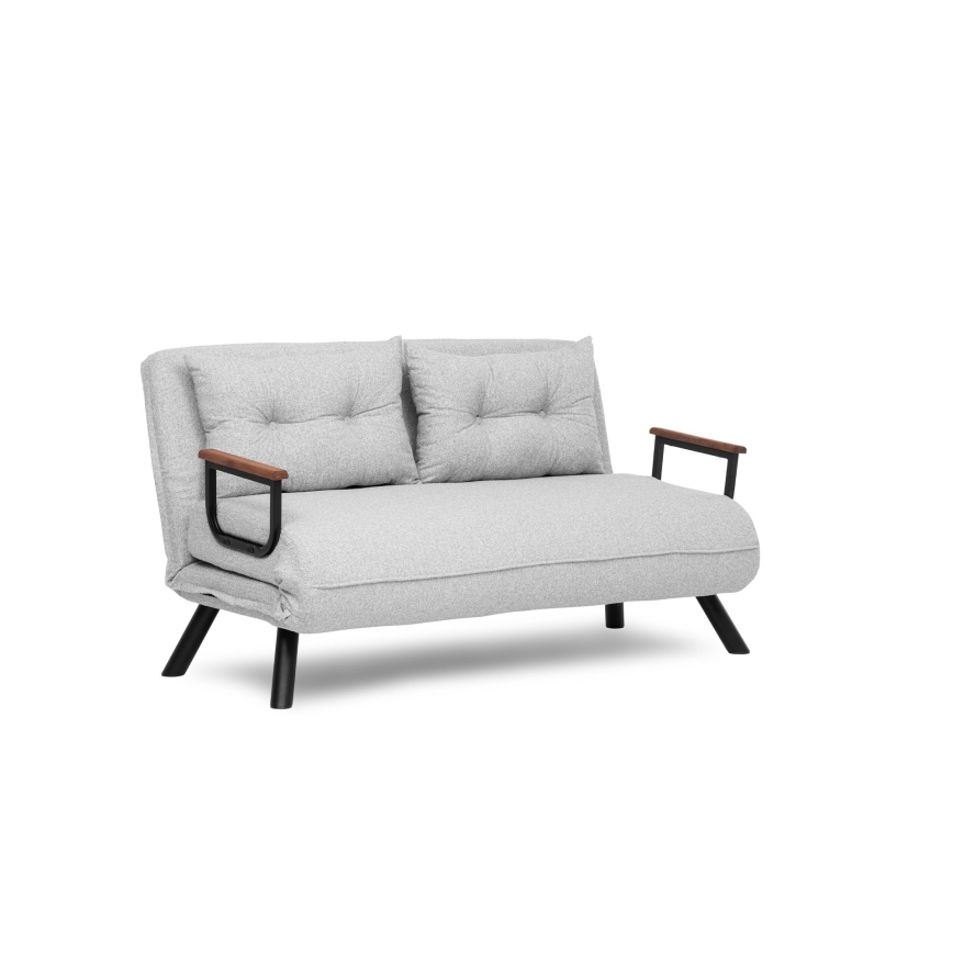 Dwuosobowa rozkładana sofa QIRA szara