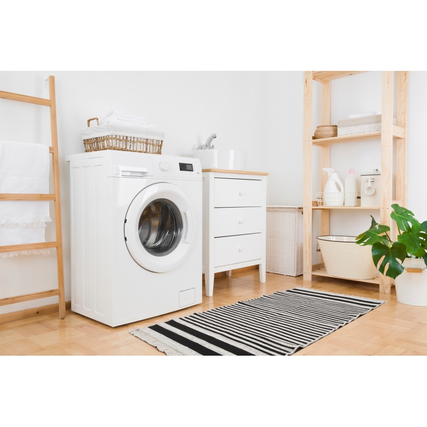 Dwustronny dywan KILIM GOLD 60x120 cm czarny/biały