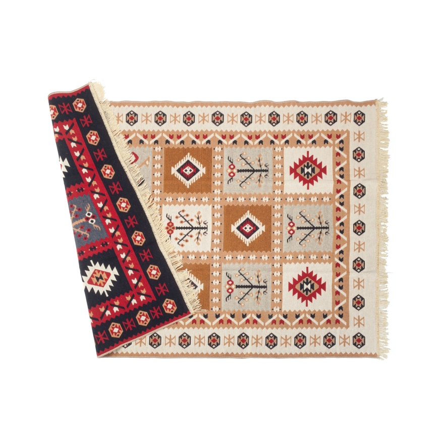 Dwustronny orientalny dywan KILIM GOLD 60x120 cm, wielobarwny