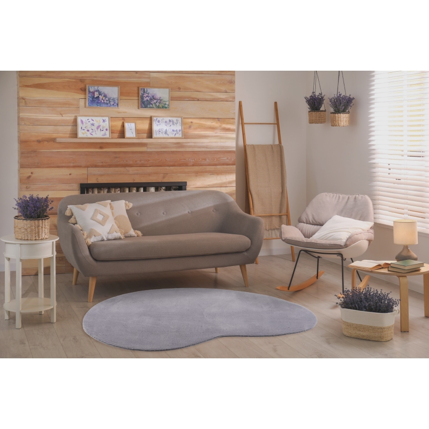 Dywan antypoślizgowy LOREN 160x230 cm antracyt