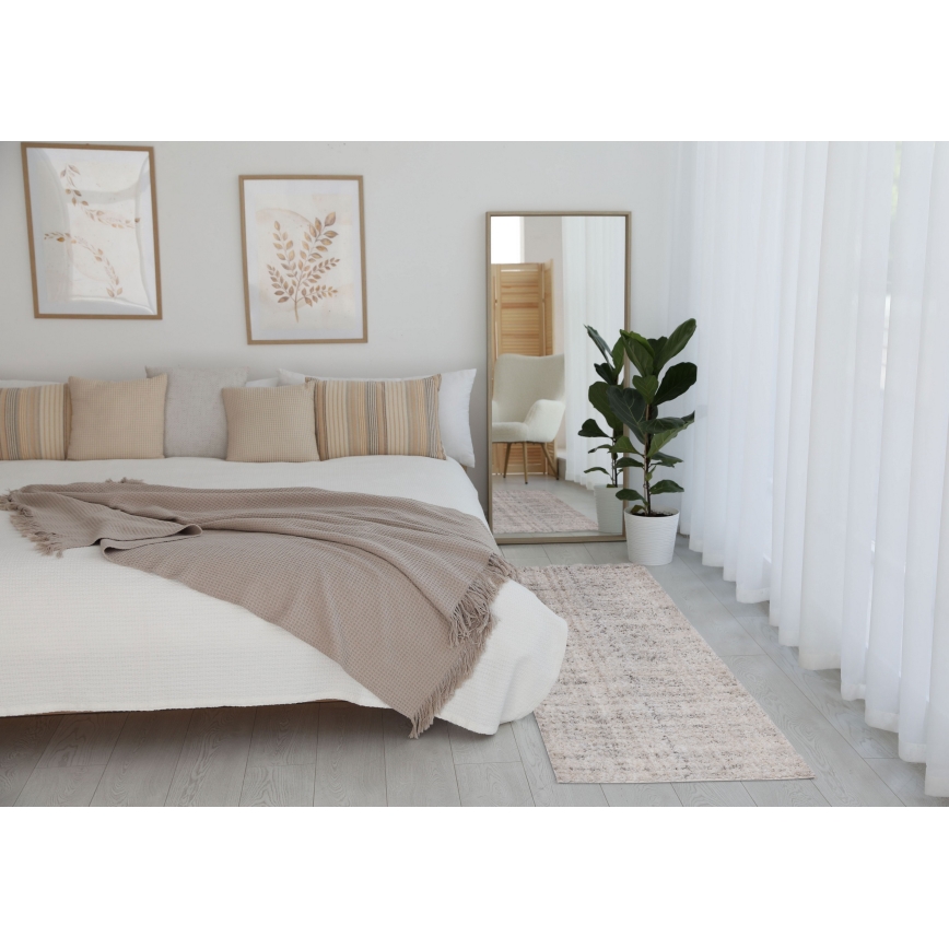 Dywan BILBAO SHAGGY 80x150 cm beżowy