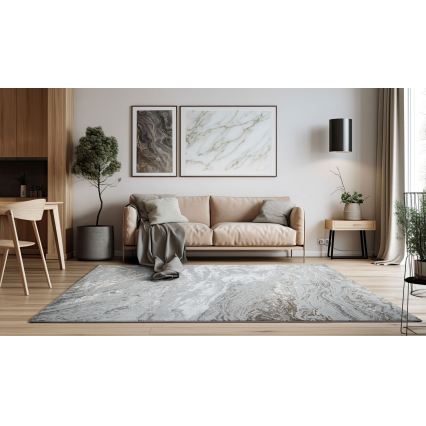 Dywan CREATION 200x290 cm 1950g/m2 szary/brązowy/marmurkowy wzór