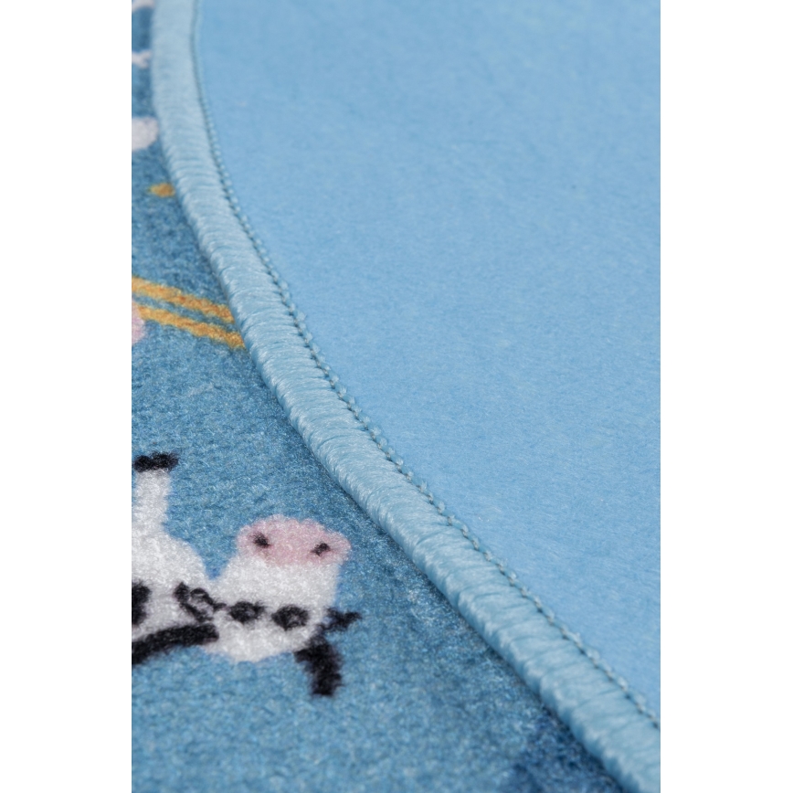 Dywan dziecięcy STELLA STREETS 120 cm niebieski/miasto