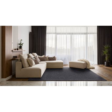 Dywan FIR WOOL 120x170 cm 2600 g/m2 antracyt/naturalny