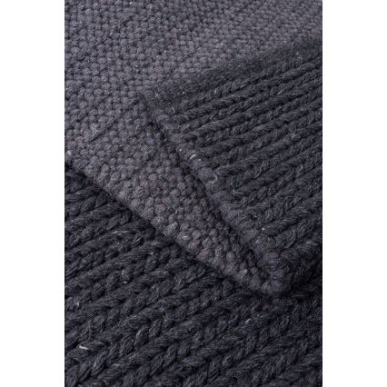 Dywan FIR WOOL 120x170 cm 2600 g/m2 antracyt/naturalny