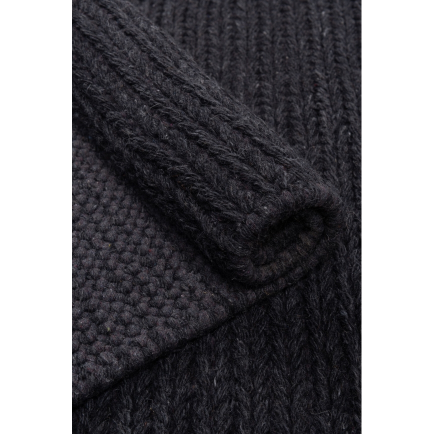 Dywan FIR WOOL 120x170 cm 2600 g/m2 antracyt/naturalny