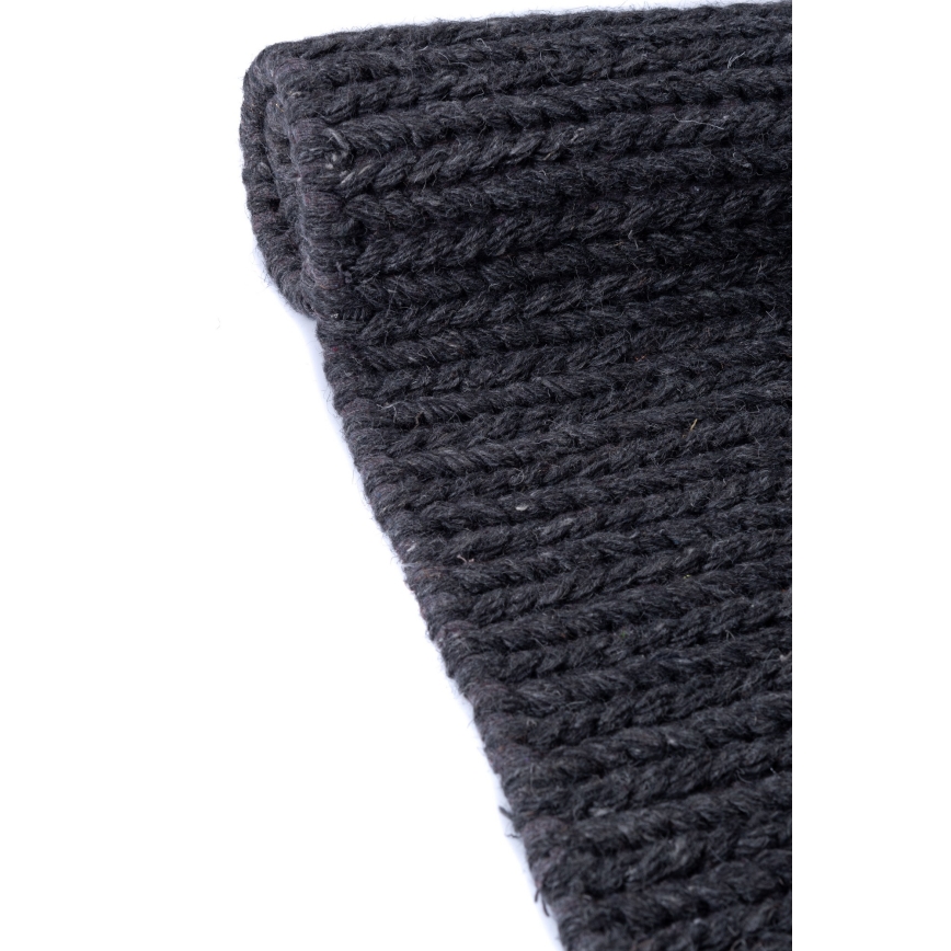 Dywan FIR WOOL 120x170 cm 2600 g/m2 antracyt/naturalny