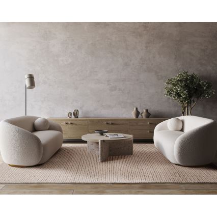 Dywan FIR WOOL 120x170 cm 2600 g/m2 kremowy/naturalny