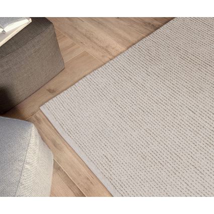 Dywan FIR WOOL 120x170 cm 2600 g/m2 kremowy/naturalny