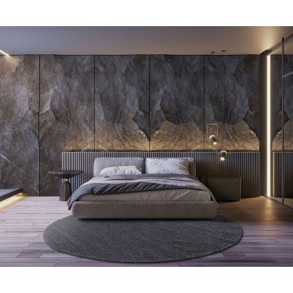 Dywan FIR WOOL 160 cm 2600 g/m2 antracyt/naturalny