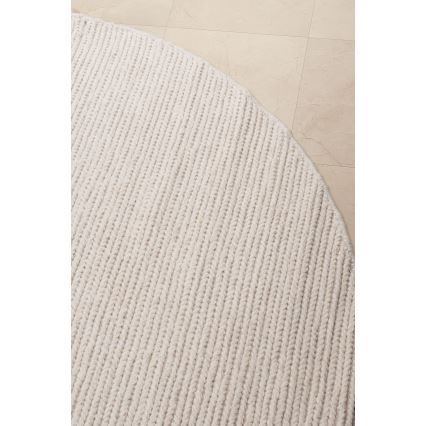 Dywan FIR WOOL 160 cm 2600 g/m2 kremowy/naturalny