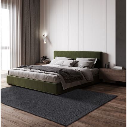 Dywan FIR WOOL 160x230 cm 2600 g/m2 antracyt/naturalny