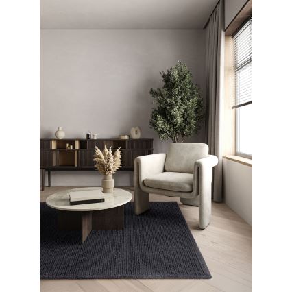 Dywan FIR WOOL 160x230 cm 2600 g/m2 antracyt/naturalny