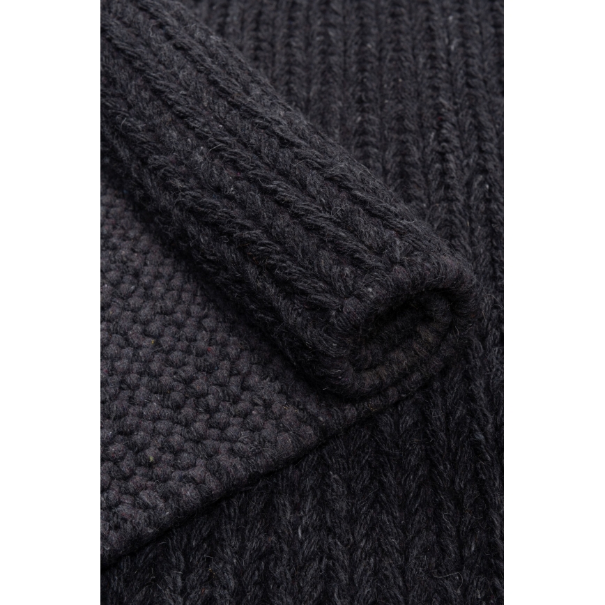 Dywan FIR WOOL 160x230 cm 2600 g/m2 antracyt/naturalny