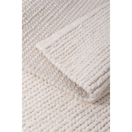 Dywan FIR WOOL 160x230 cm 2600 g/m2 kremowy/naturalny
