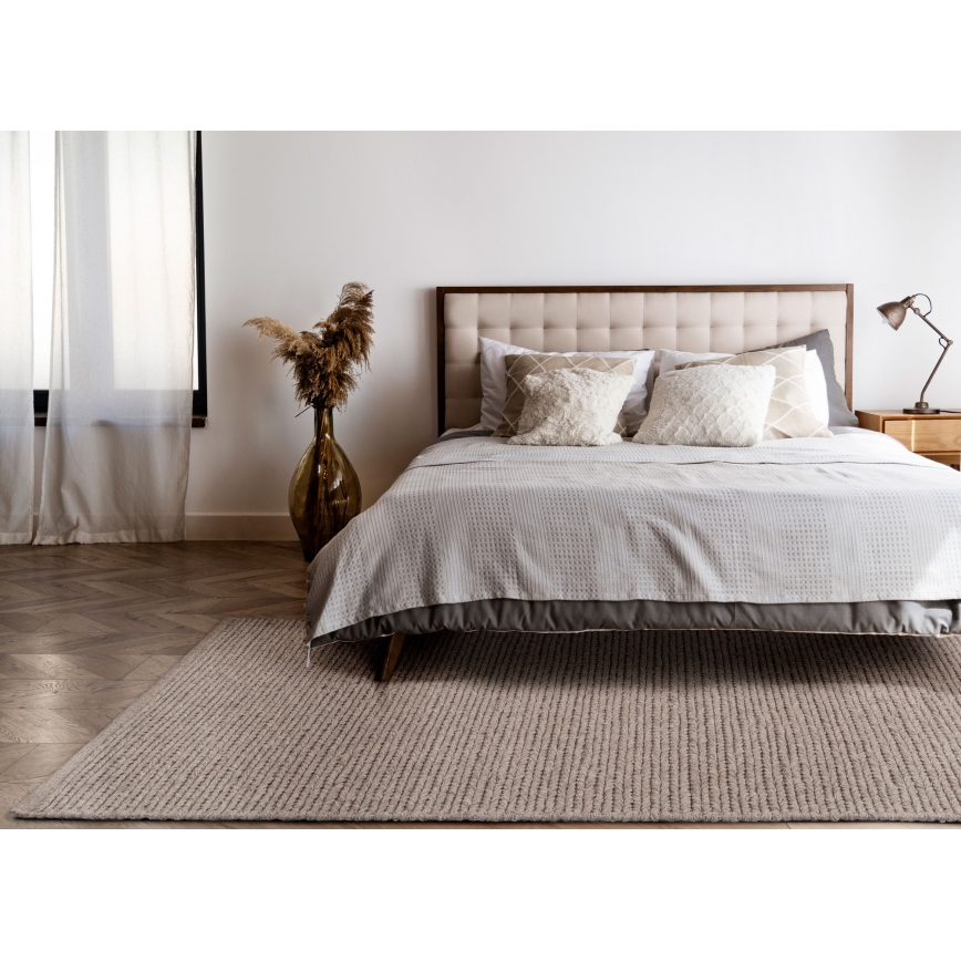 Dywan FIR WOOL 70x140 cm 2 600 g/m2 beżowy/naturalny