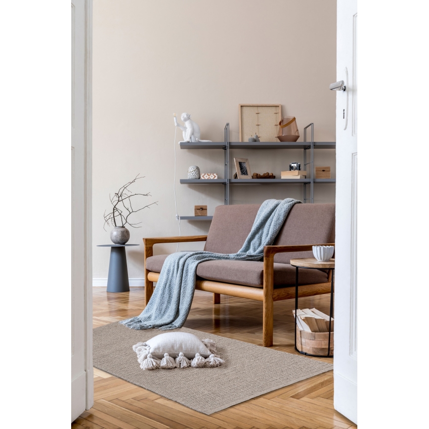 Dywan FIR WOOL 70x140 cm 2 600 g/m2 beżowy/naturalny