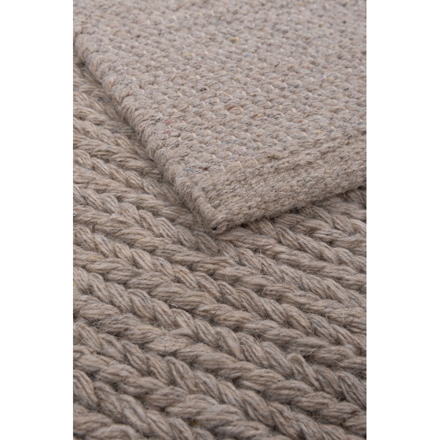 Dywan FIR WOOL 70x140 cm 2 600 g/m2 beżowy/naturalny