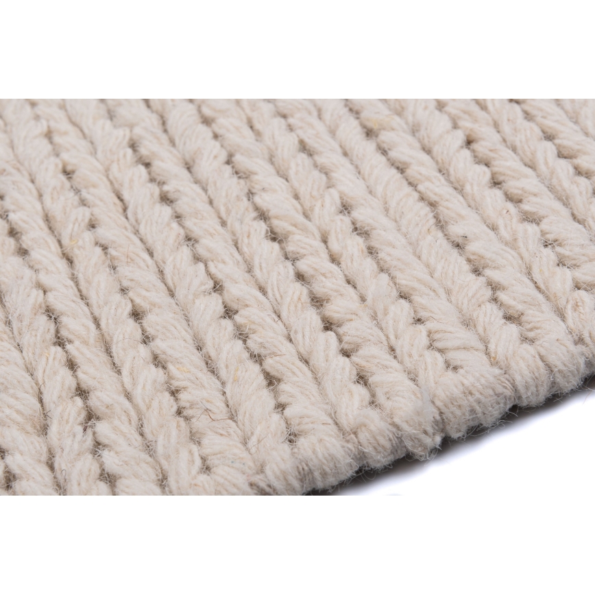 Dywan FIR WOOL 70x140 cm 2600 g/m2 kremowy/naturalny