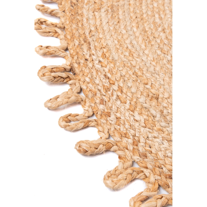 Dywan JUTA 100 cm beżowy/naturalny
