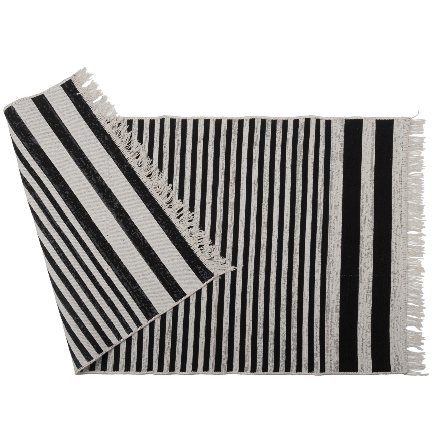 Dywan KILIM GOLD 80x150 cm czarny/biały