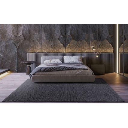 Dywan naturalny FIR WOOL 70x140 cm 2600 g/m2 antracyt