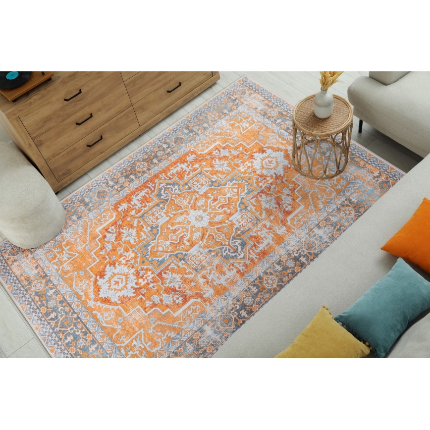 Dywan orientalny DOVE-VINTAGE 160x220 cm 2600 g/m2 pomarańczowy