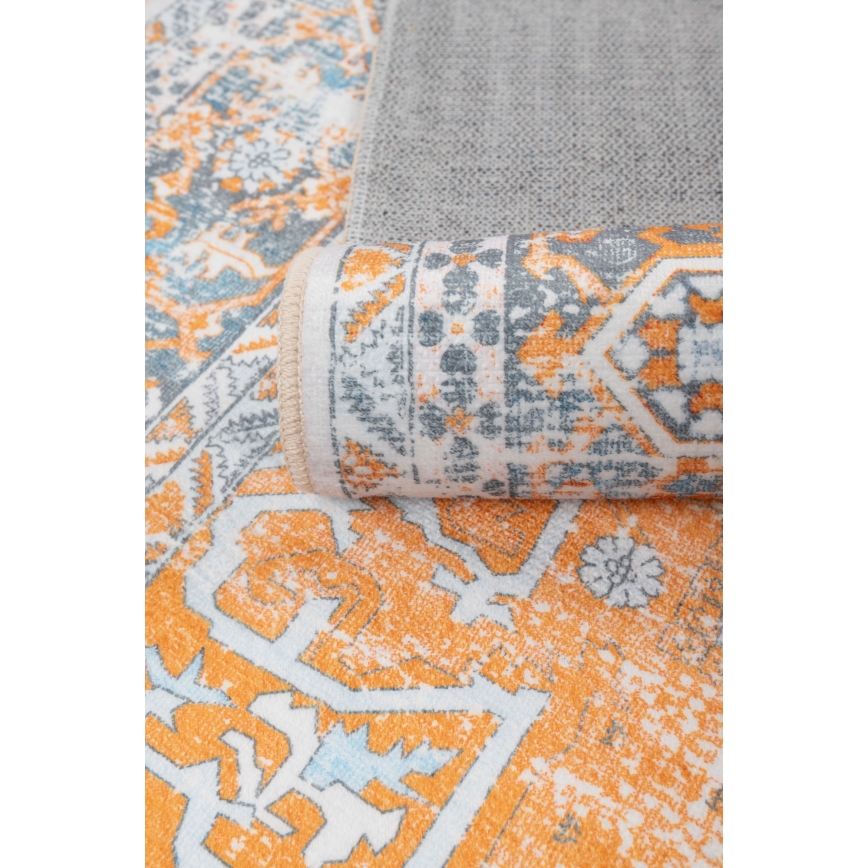 Dywan orientalny DOVE-VINTAGE 160x220 cm, 2600 g/m², pomarańczowy