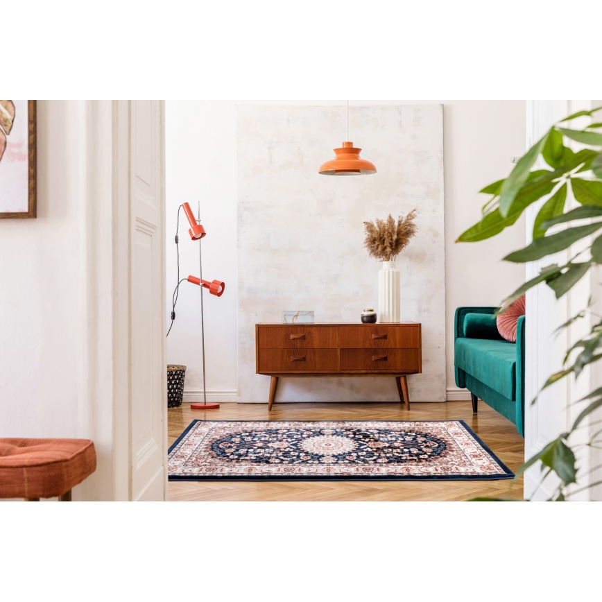 Dywan orientalny DUBAI 120x170 cm 2300 g/m2 w kolorze głębokiego granatu