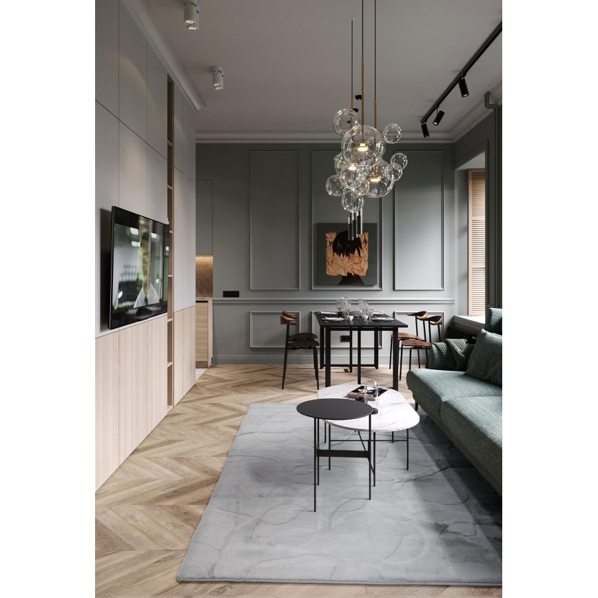 Dywan RABBIT 3D 120x170 cm jasnoszary