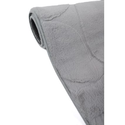 Dywan RABBIT 3D 120x170 cm jasnoszary