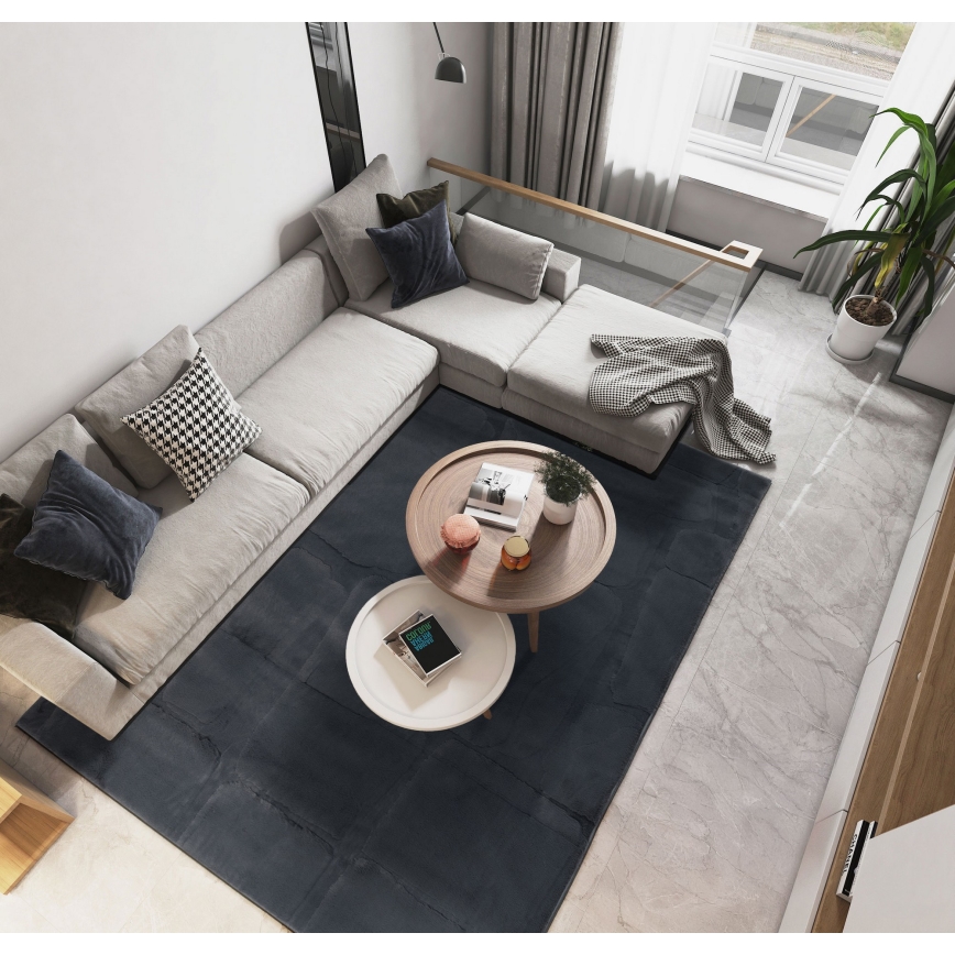 Dywan RABBIT 3D 160x230 cm antracyt