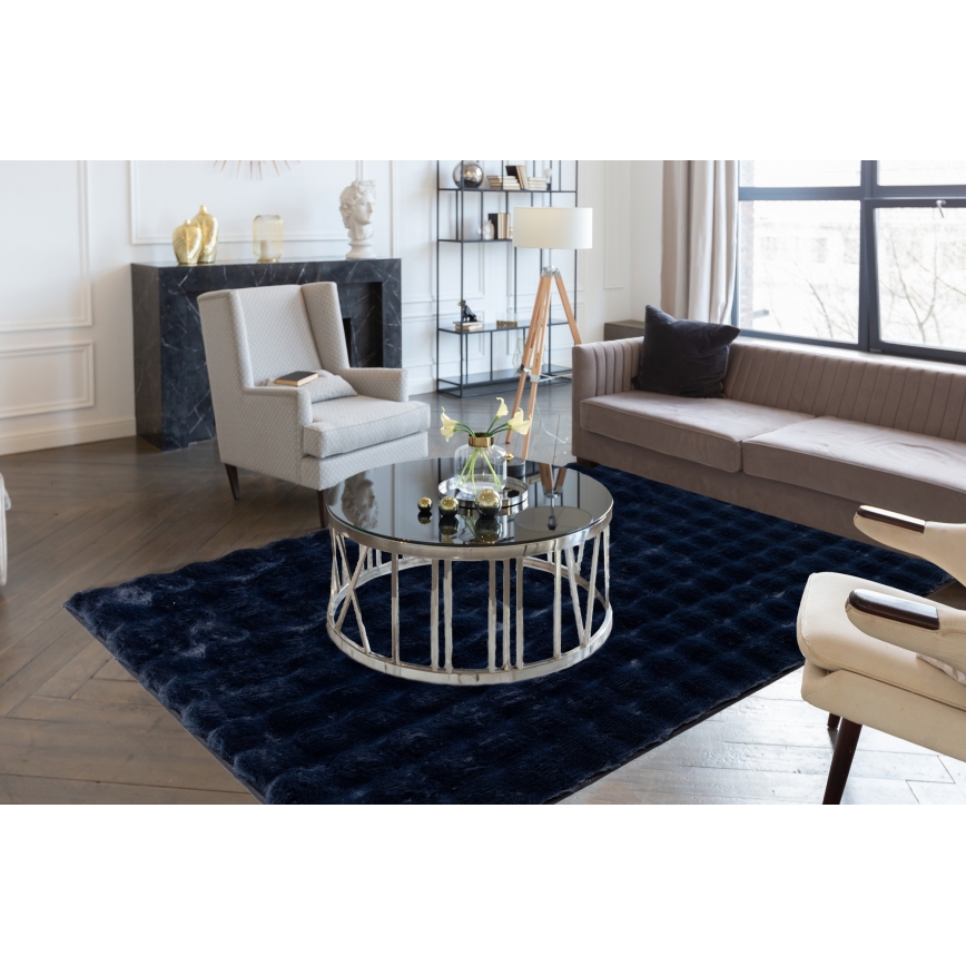 Dywan RABBIT BUBBLE 120x170 cm ciemnogranatowy