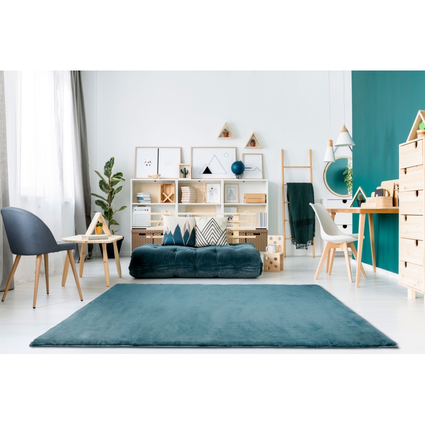 Dywan RABBIT-ROSA NEW 80x150 cm 2000g/m2 turkusowy