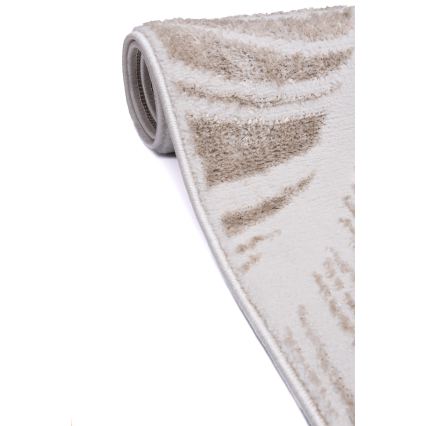 Dywan SALAMANCA 160x230 cm beżowy/biały, motyw liści