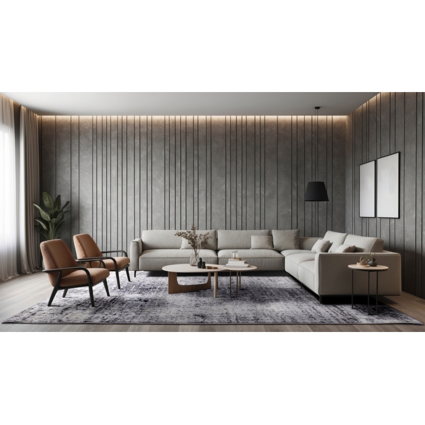 Dywan SALAMANCA 67x120 cm szary/biały