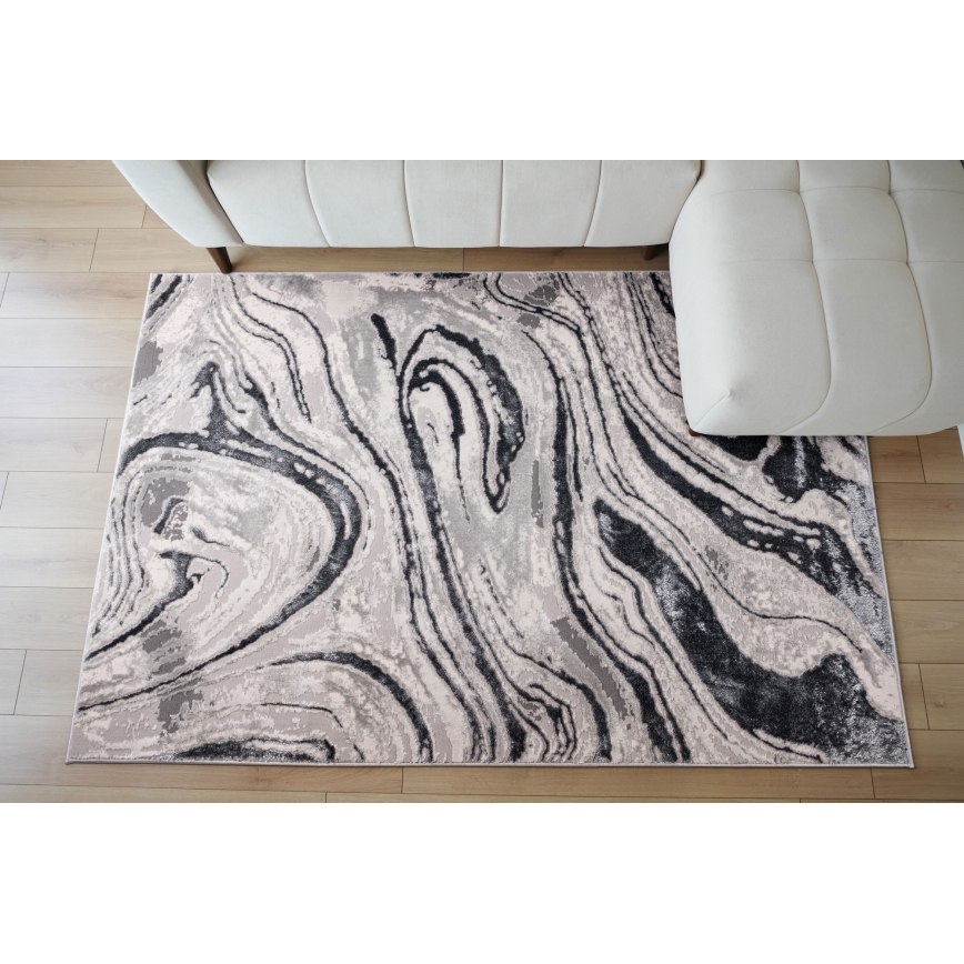 Dywan STONE 120x160 cm szary/antracyt