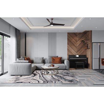 Dywan STONE 80x140 cm szary/antracyt