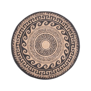 Dywan zewnętrzny DELMAR 80 cm brązowy/beżowy