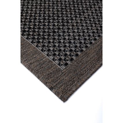 Dywan zewnętrzny EXPRESS NEW OUTDOOR 80x150 cm antracyt/brązowy