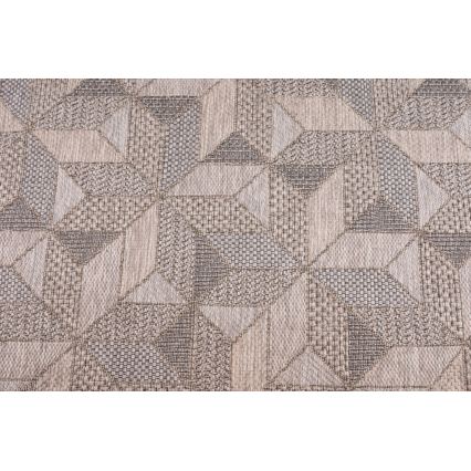 Dywan zewnętrzny ORIA 70x140 cm szary/beżowy