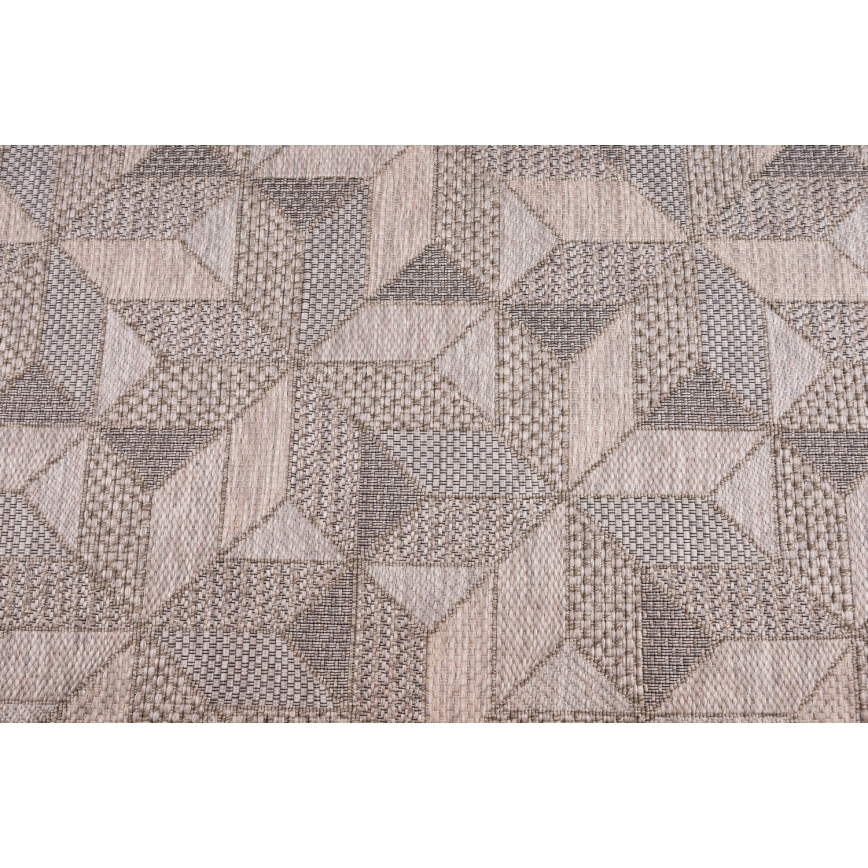 Dywan zewnętrzny ORIA 70x140 cm szary/beżowy