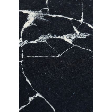 Dywanik łazienkowy MARBLE 40x60 cm czarny
