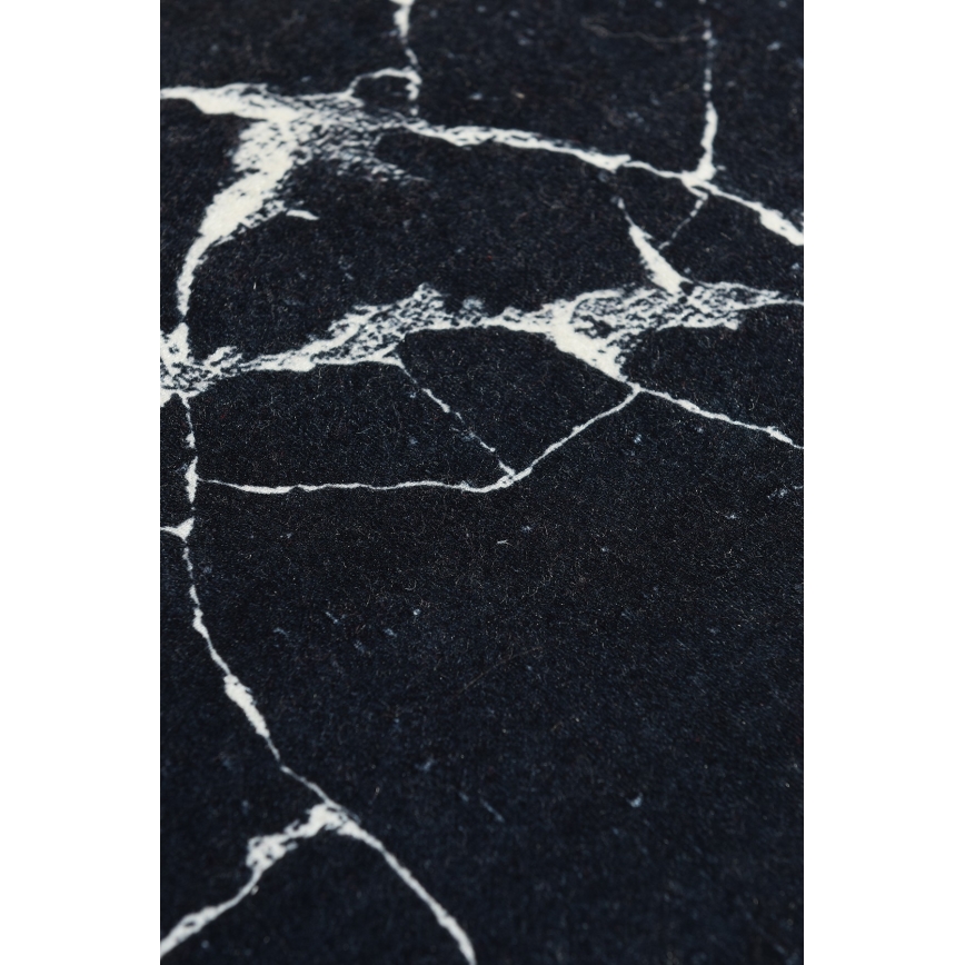 Dywanik łazienkowy MARBLE 40x60 cm czarny