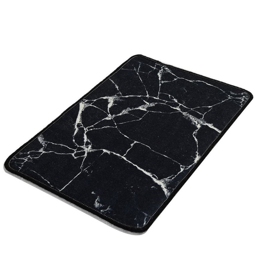 Dywanik łazienkowy MARBLE 40x60 cm czarny