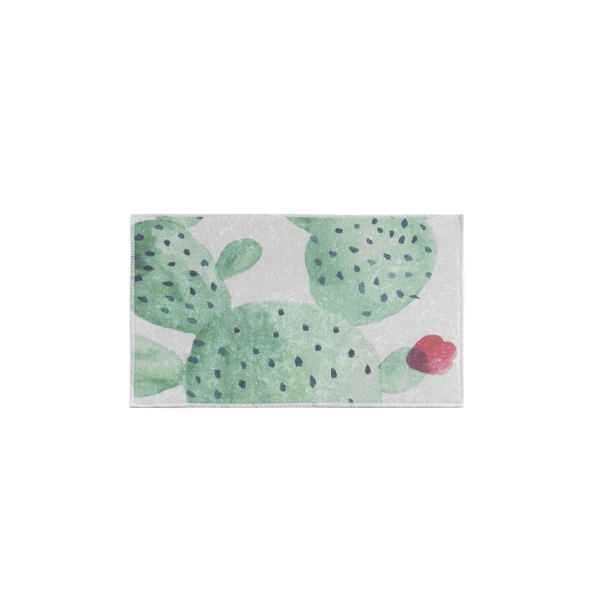 Dywanik łazienkowy ZIELONY 40x60 cm zielony