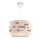 Dziecięca lampa sufitowa CANDY 1xE27/40W/230V biała/pomarańczowa