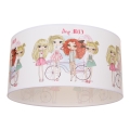 Dziecięca lampa sufitowa GIRLS VIBES 1xE27/60W/230V, średnica 40 cm, dla dziewczynek